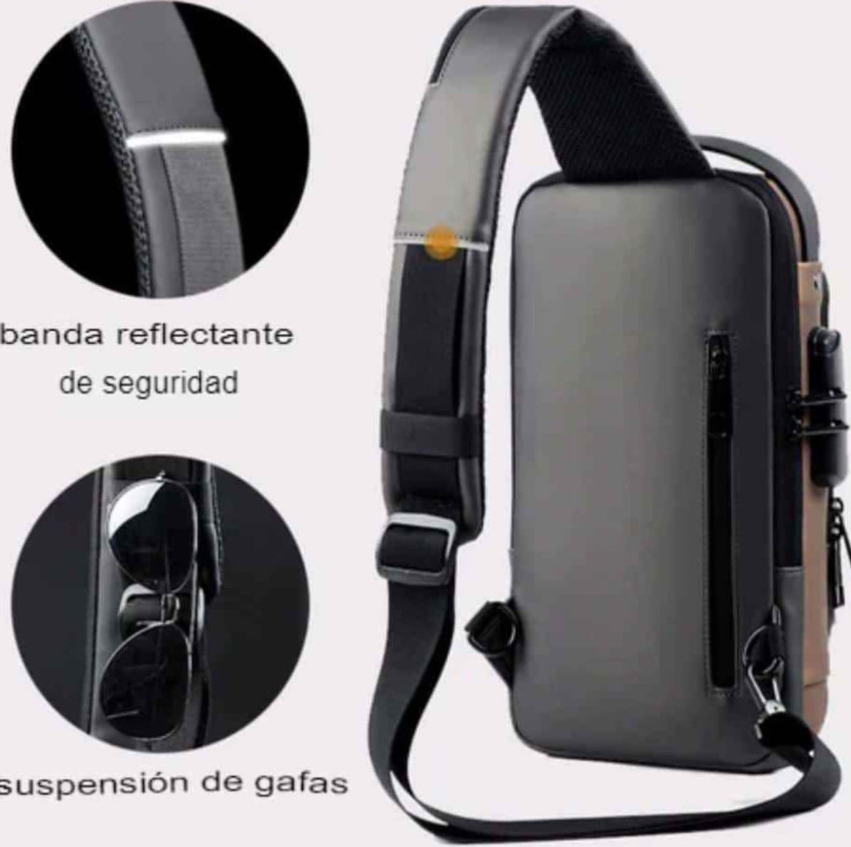 Mochila antirrobo con puerto usb - 4