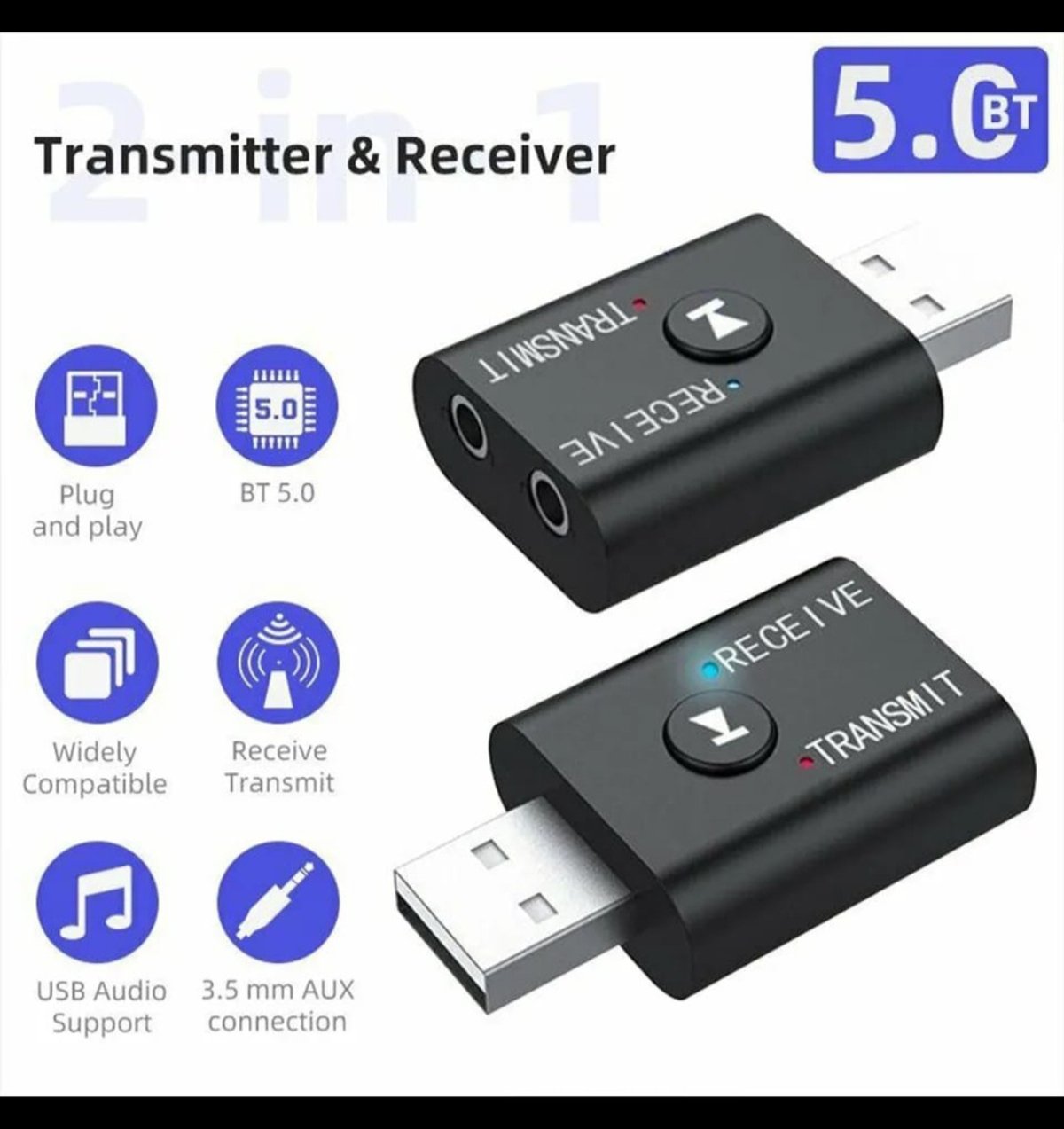 Transmisor y receptor Bluetooh usb