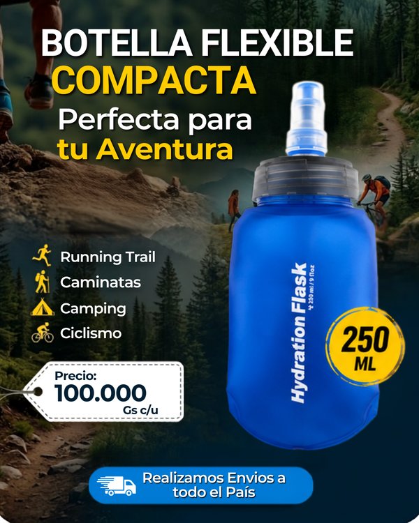 BOTELLAS FLEXIBLES PARA AGUA 250ML
