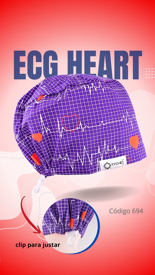 GORRITA ECG CON GOMA + CLIP AJUSTABLE