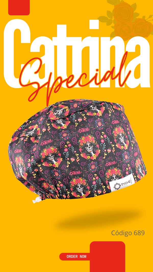 CATRINA CON GOMA + CLIP AJUSTABLE