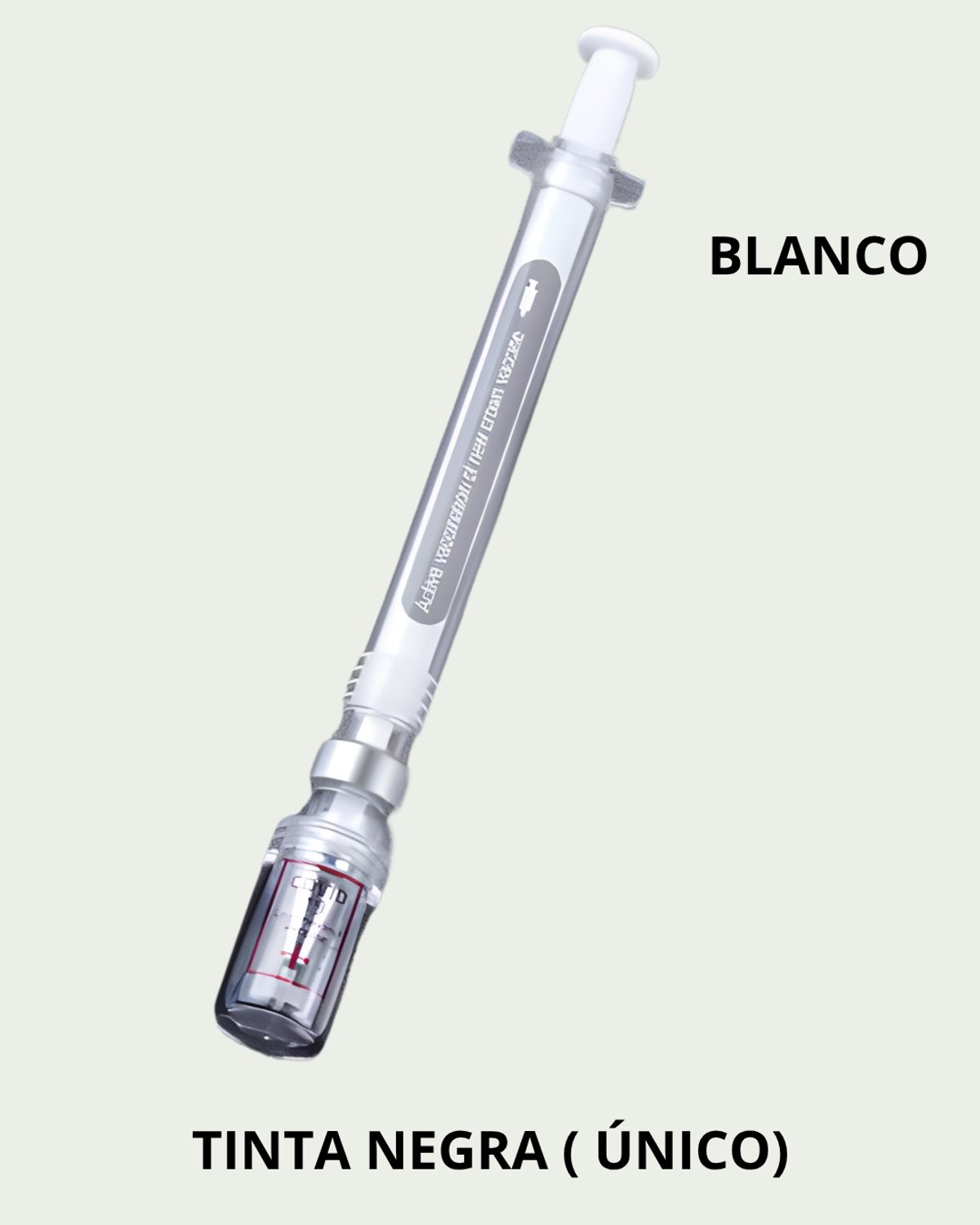 BOLIGRAFO DE JERINGA CON TAPA DE ROMPE AMPOLLAS - 4