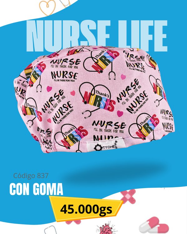 GORRITA NURSE LIFE CON GOMA