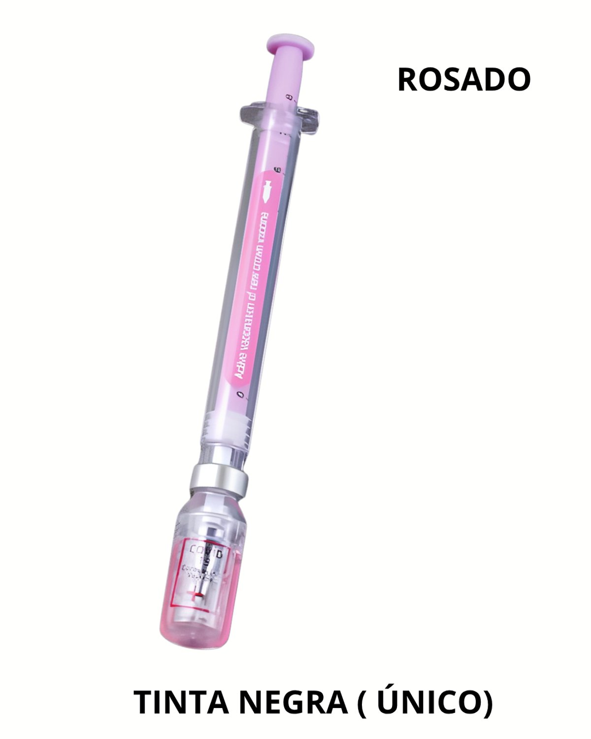 BOLIGRAFO DE JERINGA CON TAPA DE ROMPE AMPOLLAS - 3