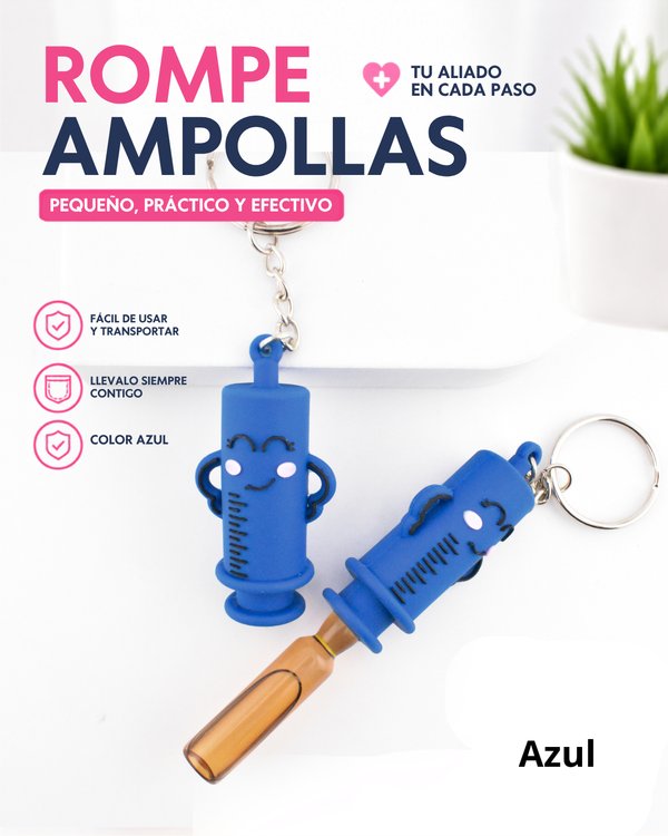 ROMPE AMPOLLAS DE SILICONA CON LLAVERO