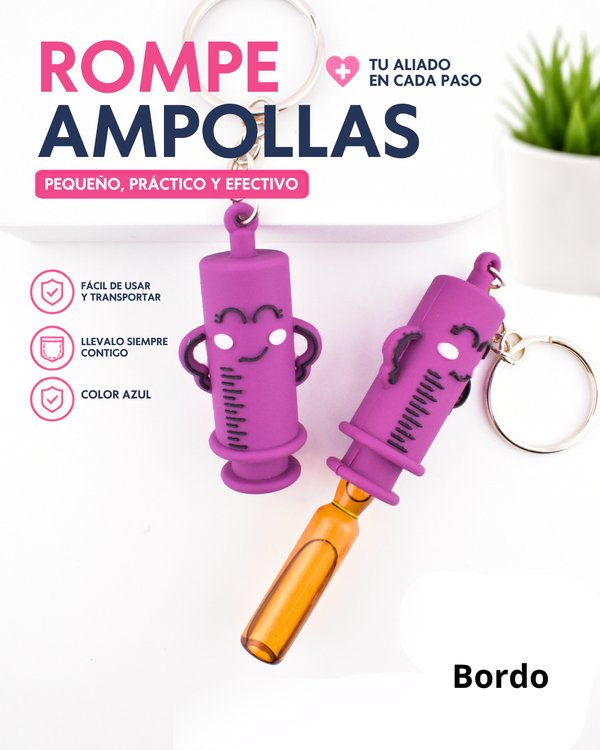 ROMPE AMPOLLAS DE SILICONA CON LLAVERO