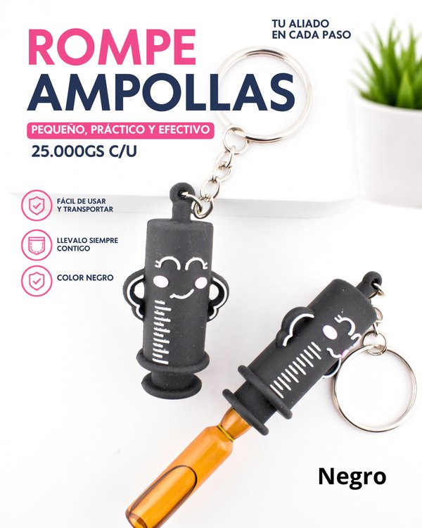 ROMPE AMPOLLAS DE SILICONA CON LLAVERO