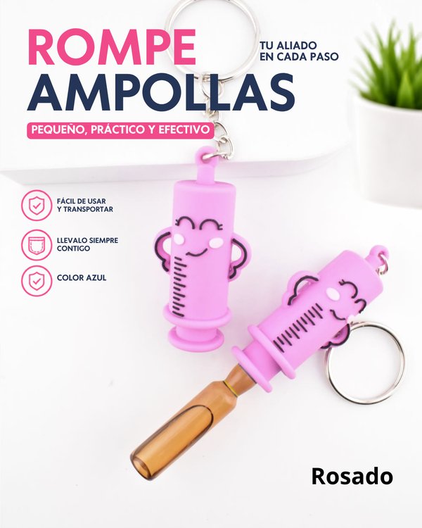 ROMPE AMPOLLAS DE SILICONA CON LLAVERO