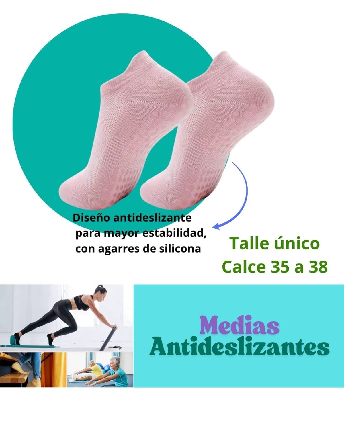 MEDIAS CON ANTIDESLIZANTE - 2