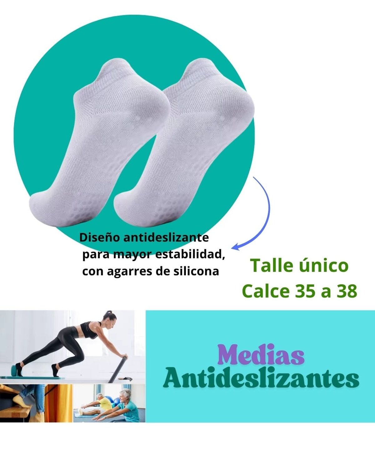 MEDIAS CON ANTIDESLIZANTE - 3