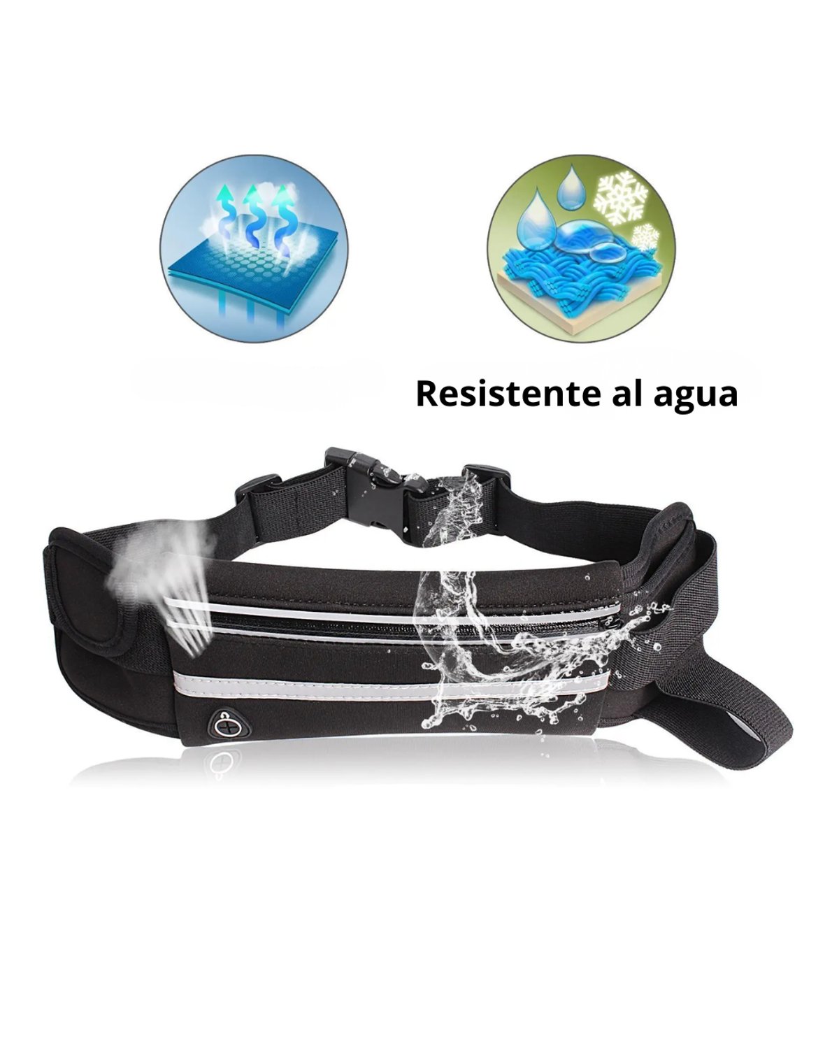 RIÑONERA DEPORTIVA CON PORTA BOTELLA  - 3