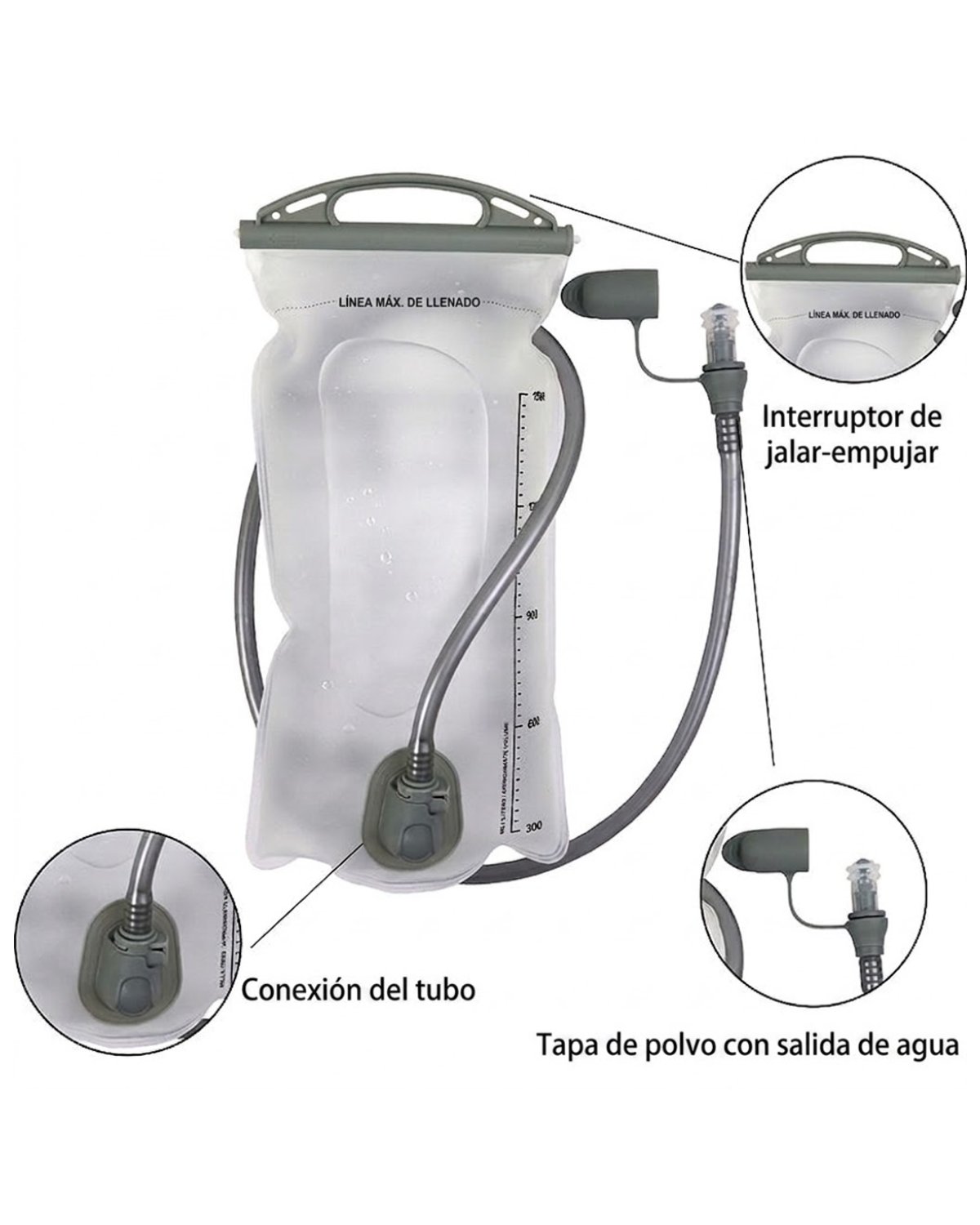 VEJIGA DE 2L PARA CHALECO DE HIDRATACION - 2