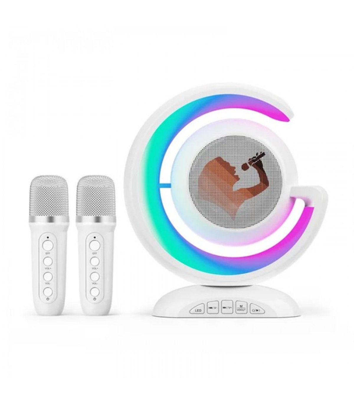 Speaker Karaoke con Microfono Wireless Light Show - 2