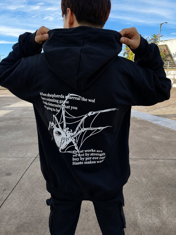 Hoodie overzise