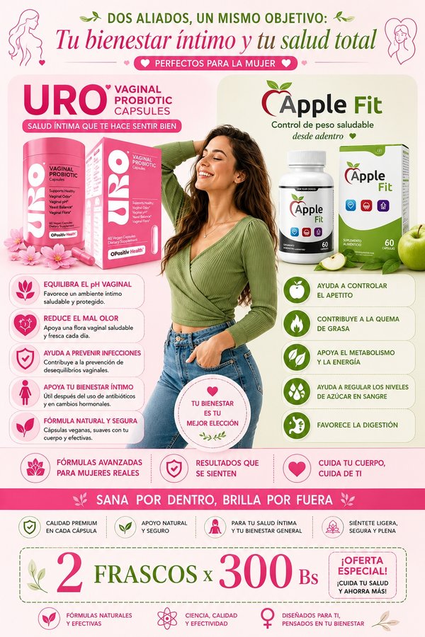 URO PROBIOTIC + APPLE FIT