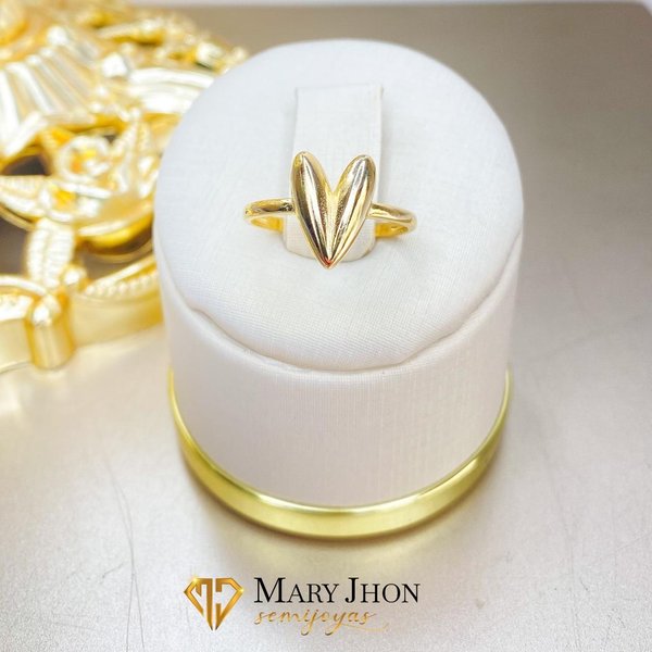 Anillo Corazón Dorado