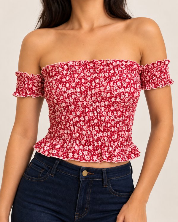 BLUSA ENGOMADO FLOREADO