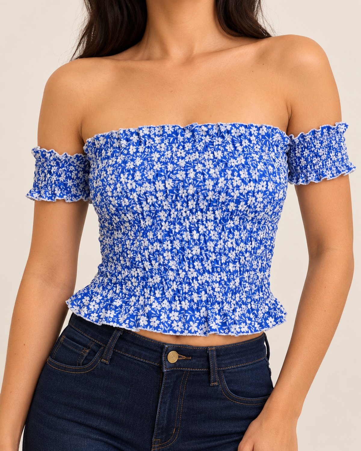 BLUSA ENGOMADO FLOREADO  - 4