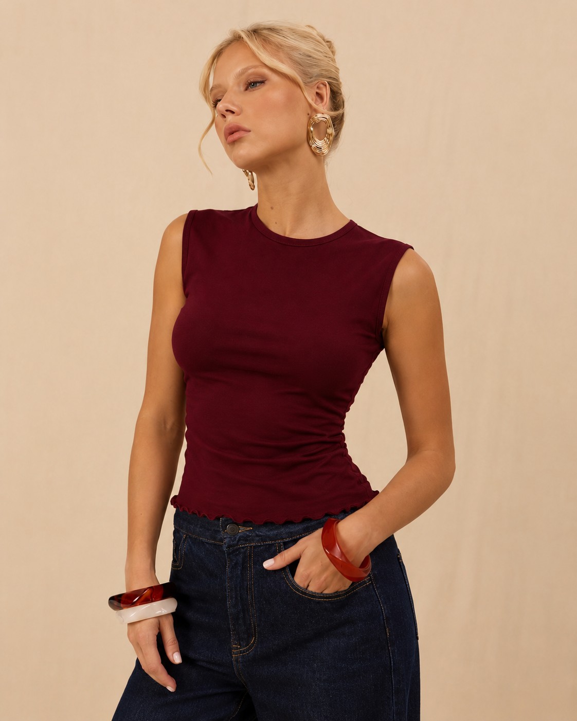 PROMO CROP 2x60MIL/1x40MIL MUSCULOSA FESTON #07001819 - 3