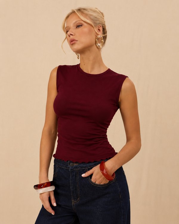 PROMO CROP 2x60MIL/1x40MIL MUSCULOSA FESTON #07001819