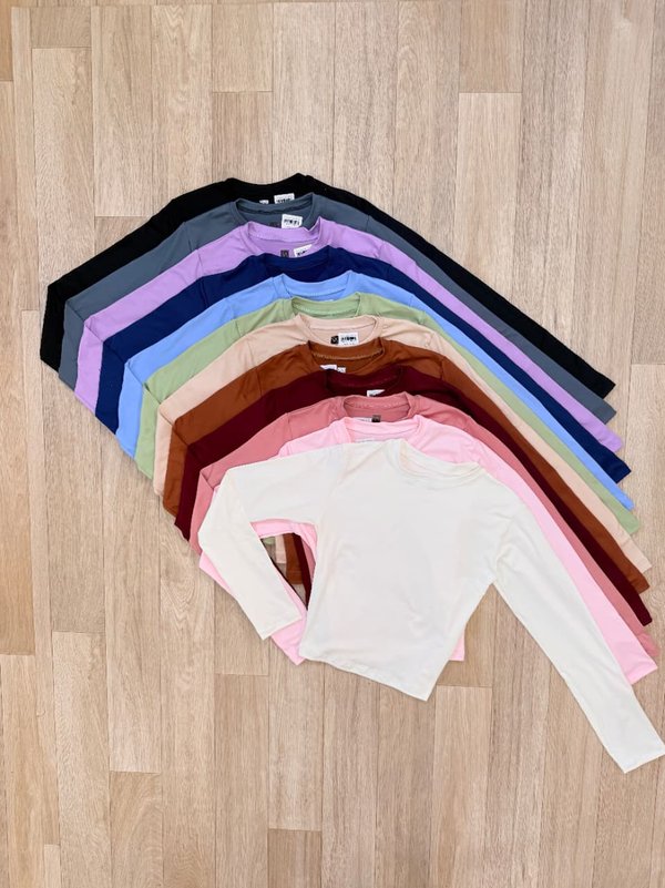 PROMO MANGAS LARGAS - Cuello Redondo Con Costura 