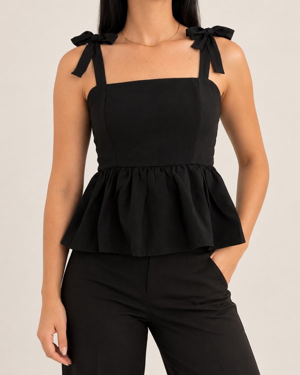 BLUSA CON TIRAS 