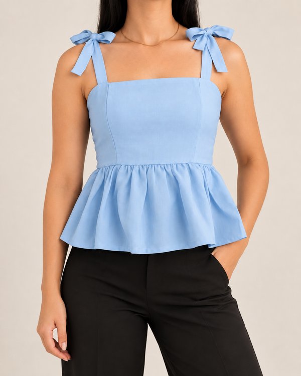 BLUSA CON TIRAS