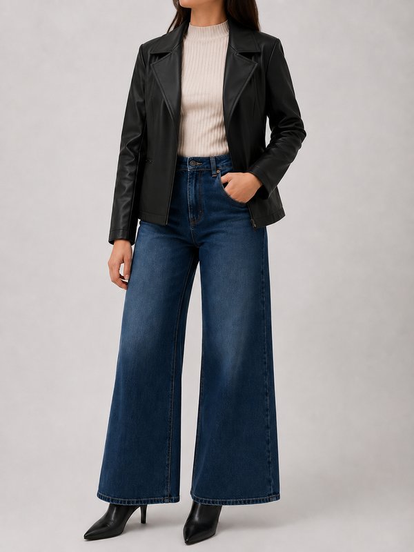 Chaqueta Classic cuerina #04002857