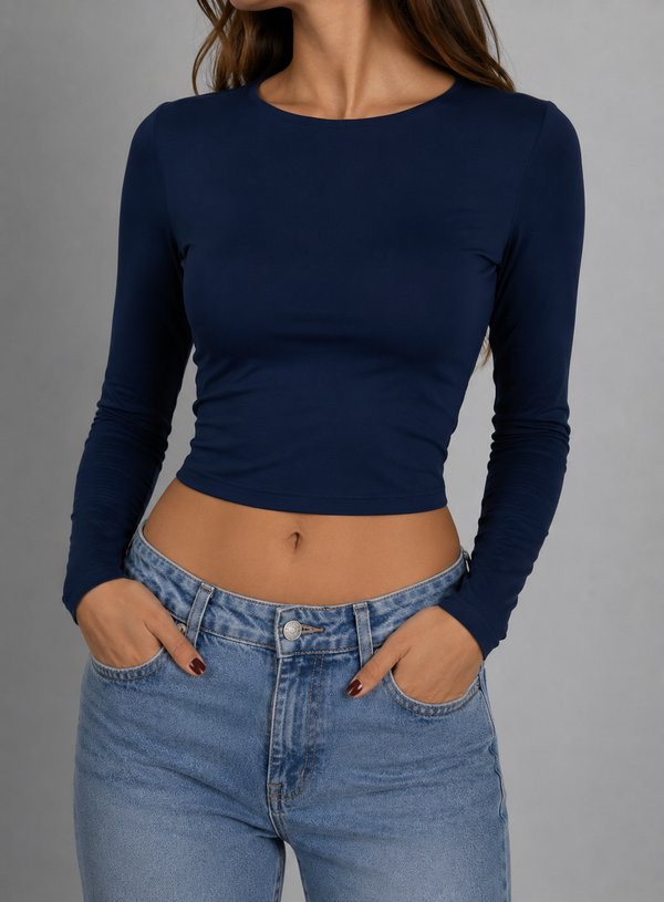PROMO MANGAS LARGAS 2x70MIL/1x35MIL- Cuello Redondo Sin Costura 