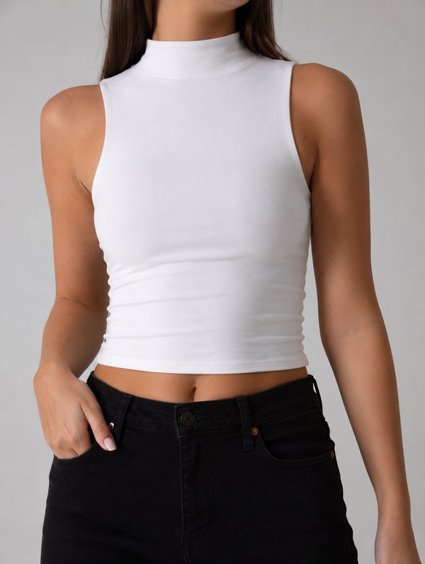 PROMO CROPS MUSCULOSA CUELLO ALTO 