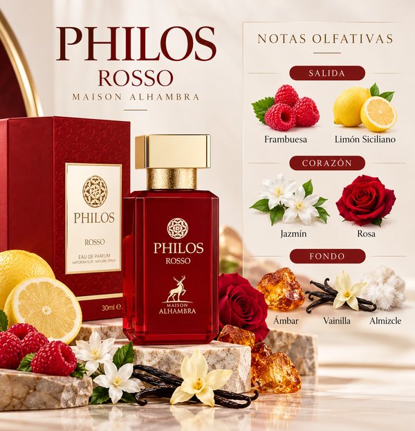 MAISON ALHAMBRA PHILOS ROSSO 30 ML