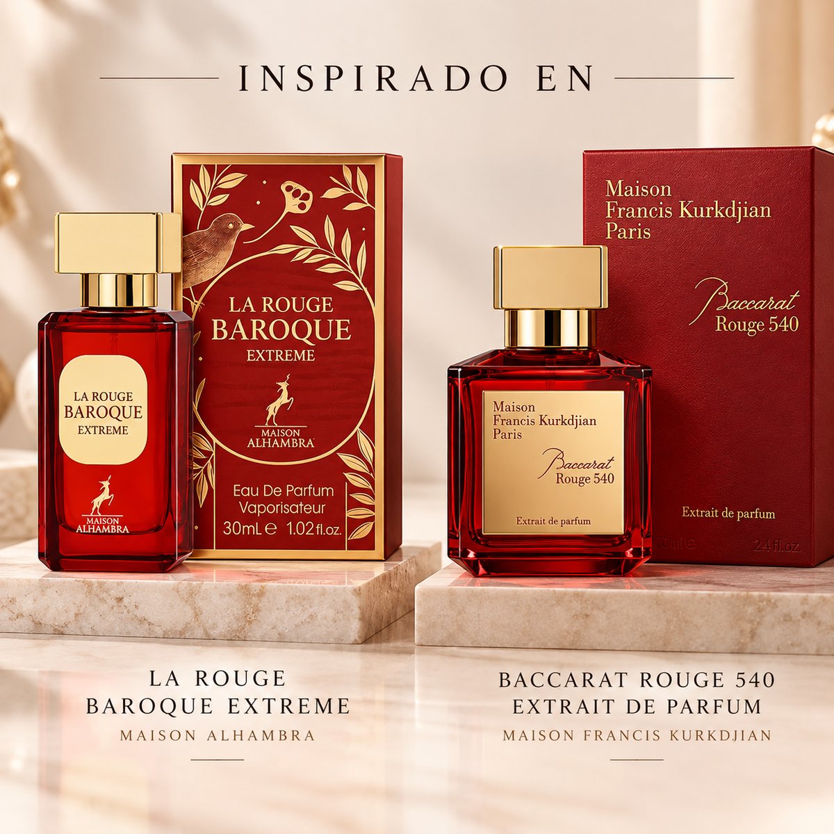 MAISON ALHAMBRA LA ROUGE BAROQUE EXTREME 30 ML - 3