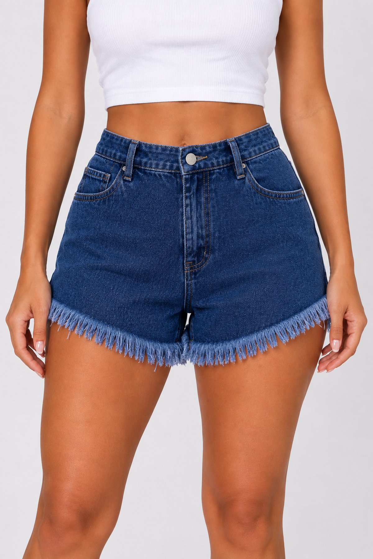 SHORT DENIM CON FLECOS - 3