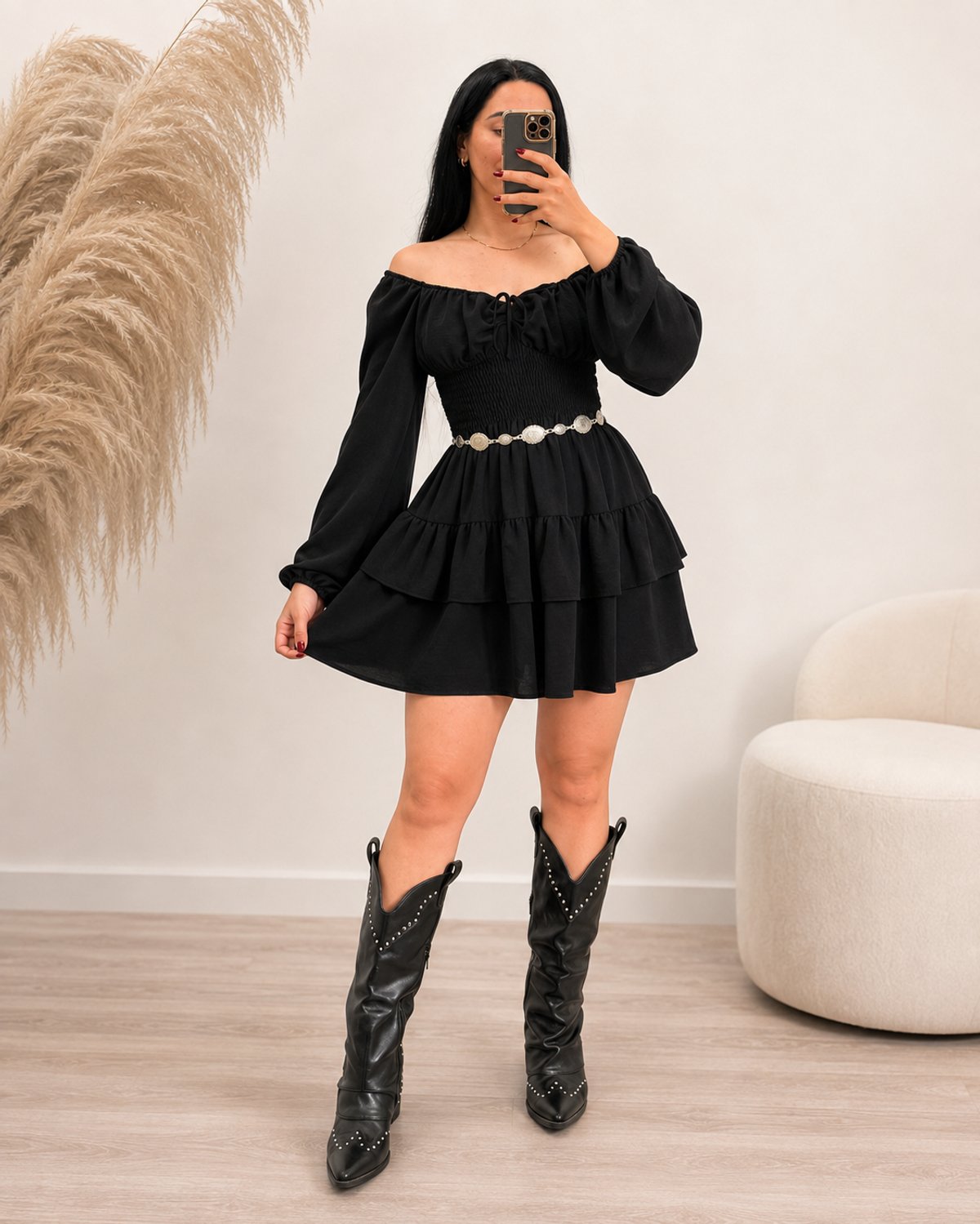 Vestido Petunia Mangas largas #04004981 - 5