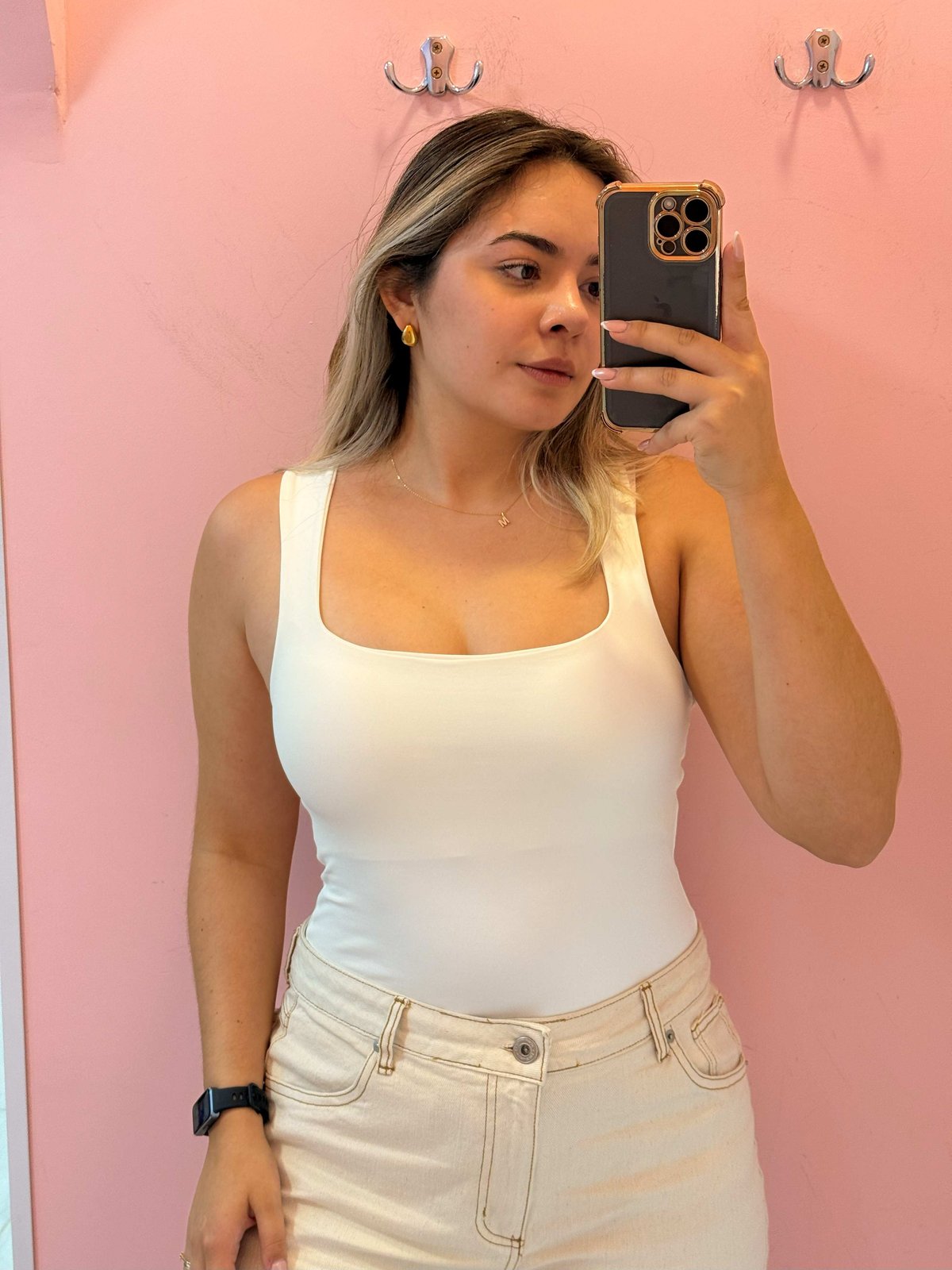 Básica Attack premium musculosa escote cuadrado #03008157