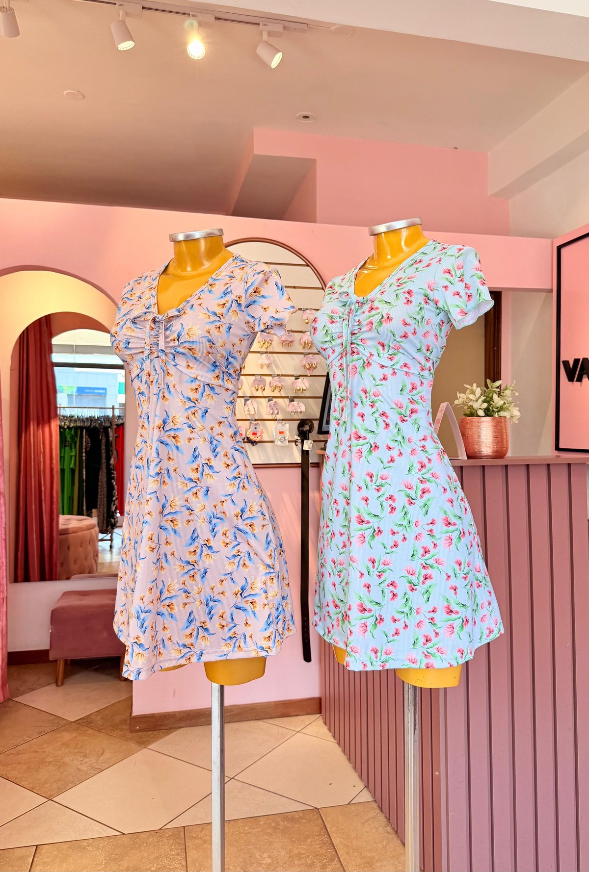 Vestido Escote Frunce