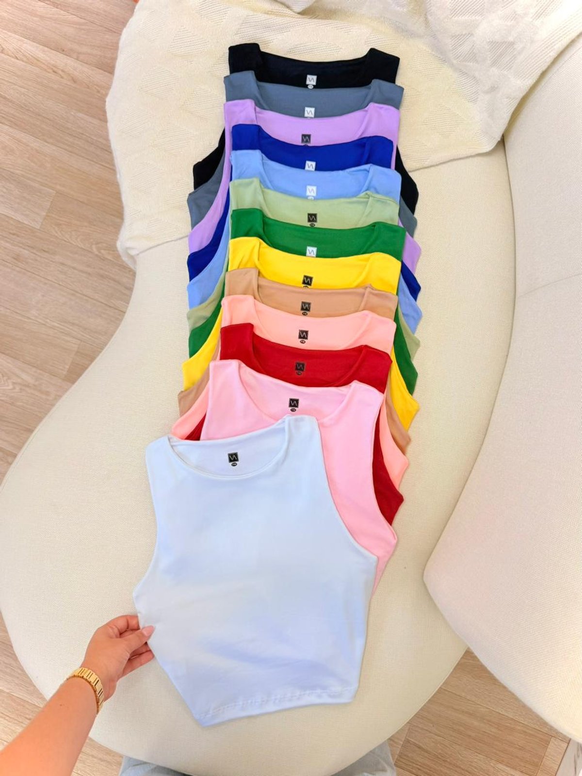 PROMO CROP 1x50MIL/1x35MIL MUSCULOSA CORTE ZARA  #6904