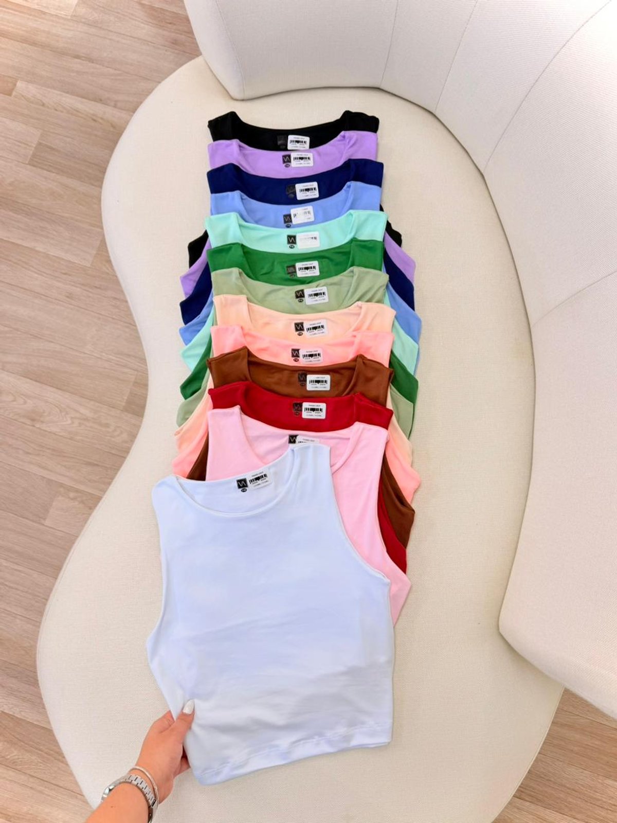 PROMO CROP 1x50MIL/1x35MIL MUSCULOSA CORTE ZARA  #6904