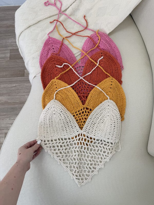 TOP CROCHET ESCOTE CORAZÓN