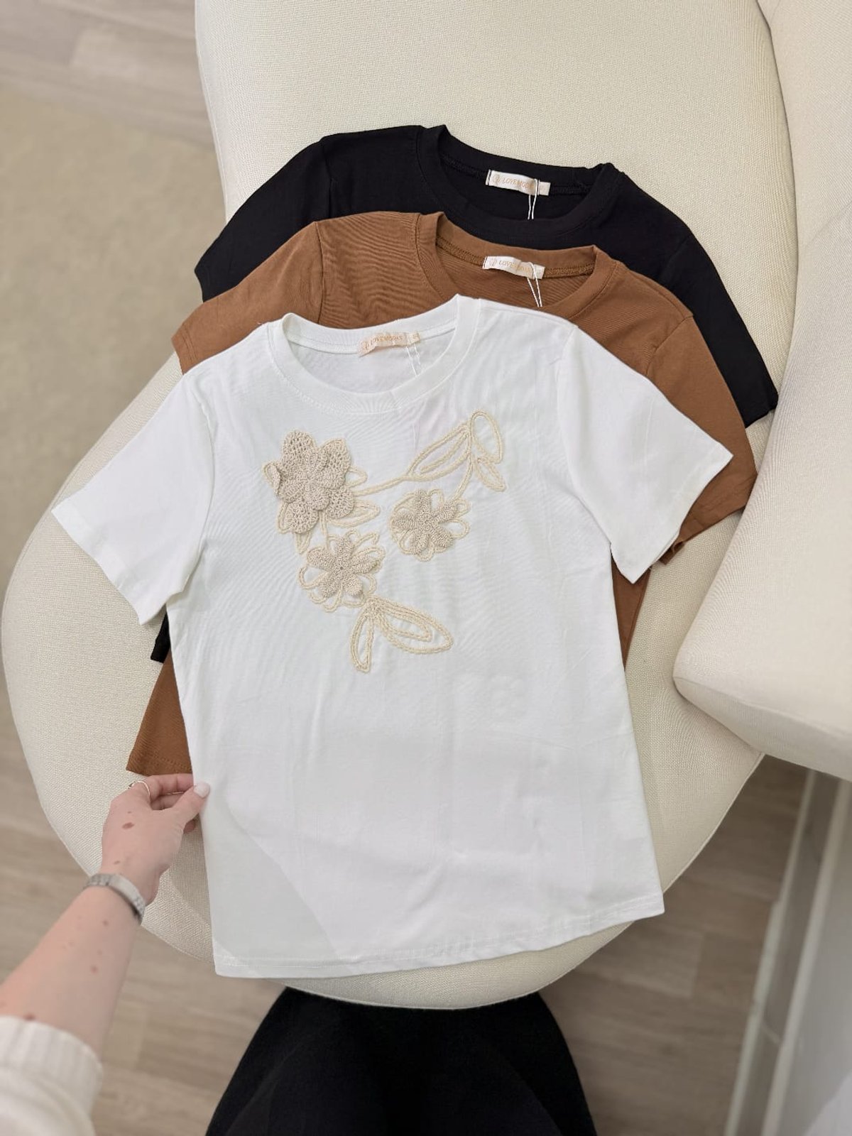 REMERA DISEÑO CROCHET #04001744 - 2