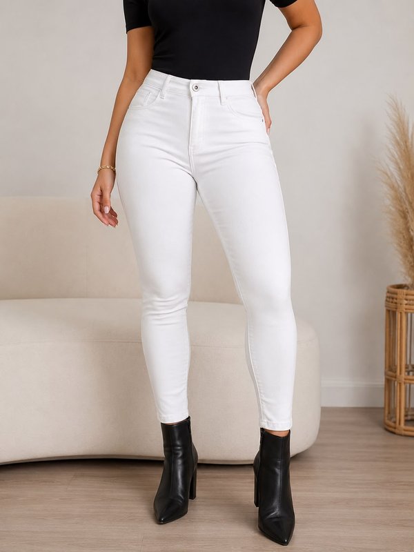 SKINNY JEANS WHITE #03008140
