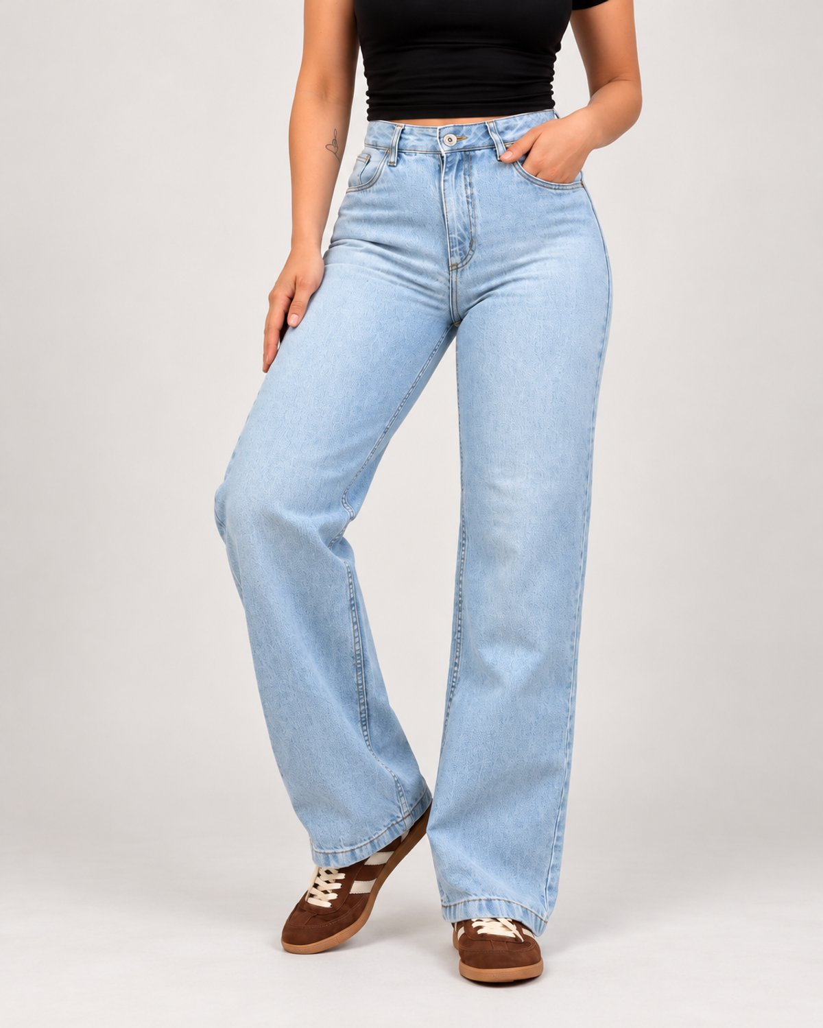 JEANS WIDE LEG CASTELA  - 2