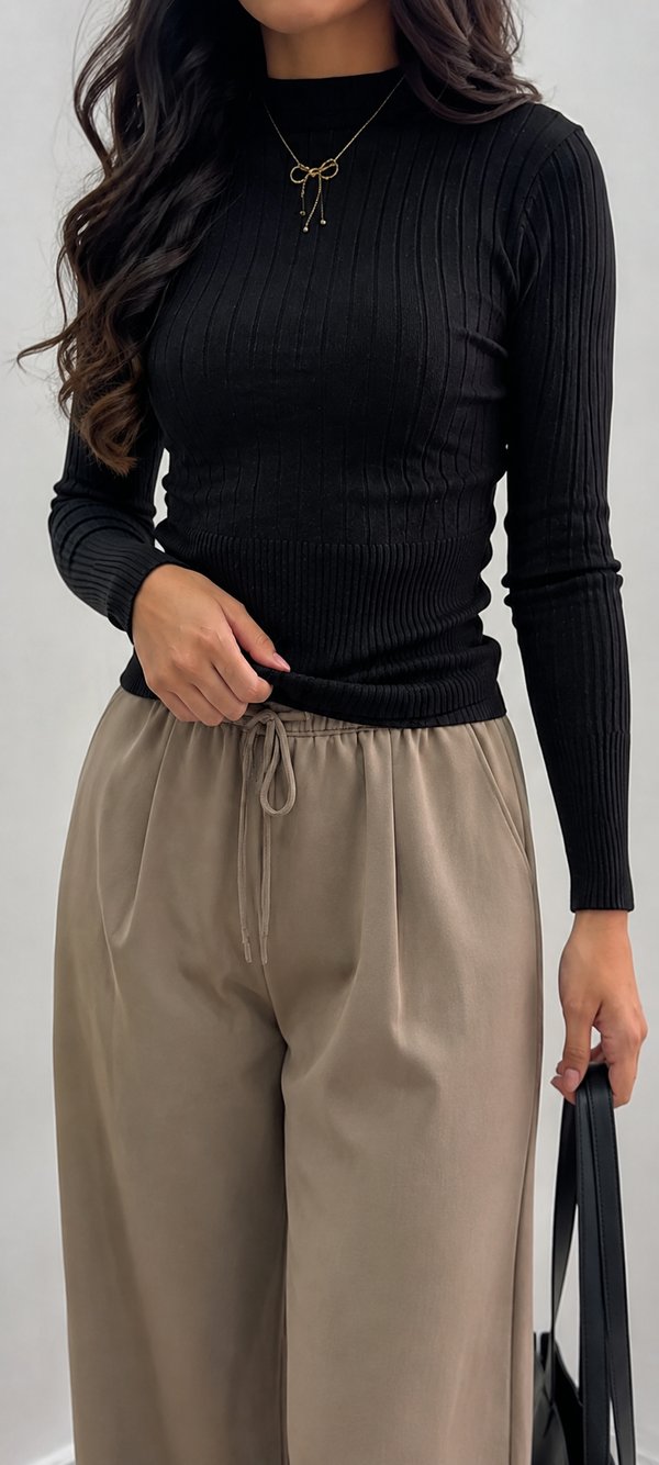 POLERA DE HILO CUELLO ALTO