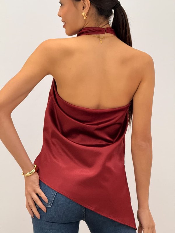 BLUSA CUELLO HALTER 