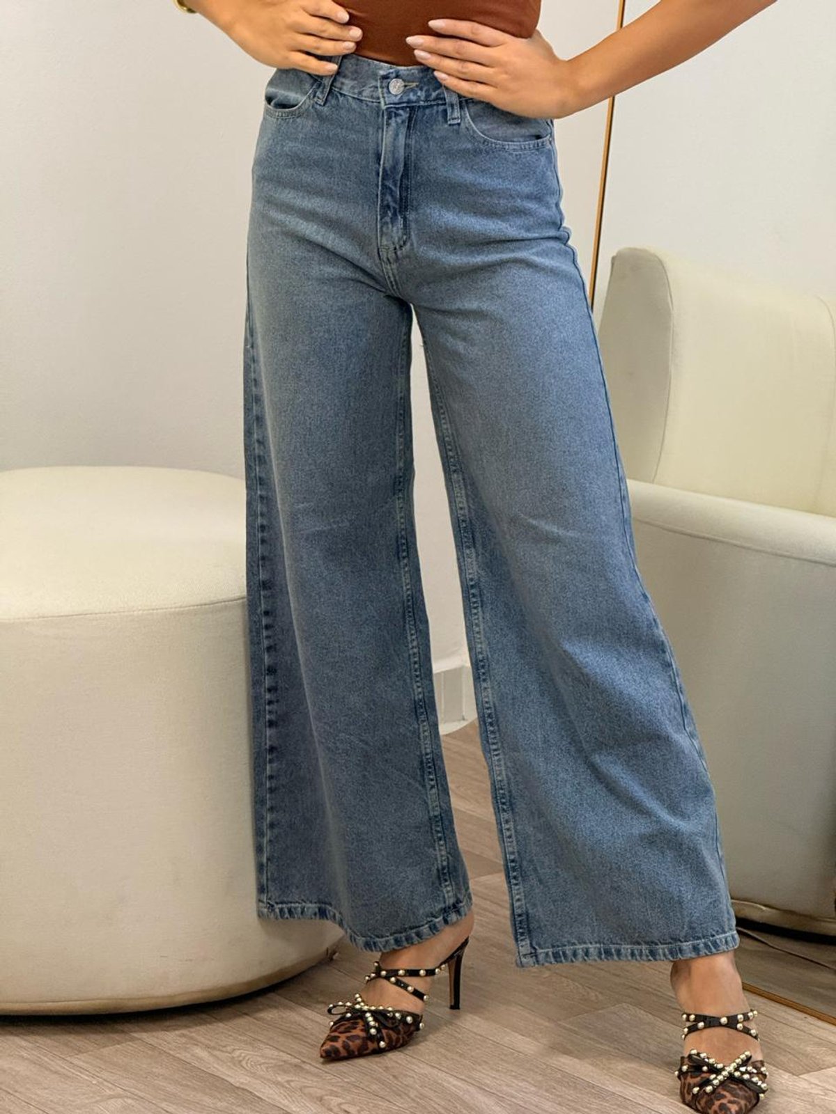JEANS WIDE LEG ANA  - 3