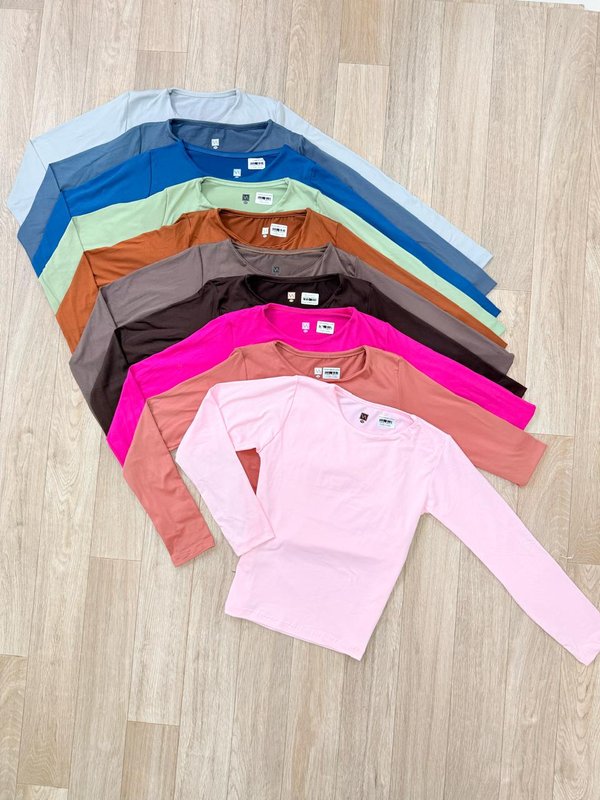 PROMO MANGAS LARGAS - Cuello Redondo Sin Costura 