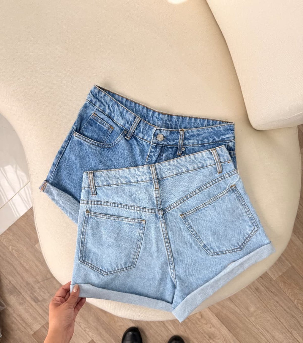 SHORT MOM NEVADO  - 2