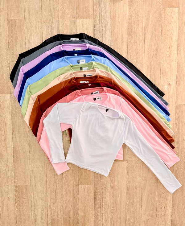 PROMO MANGAS LARGAS - Cuello Redondo Sin Costura 
