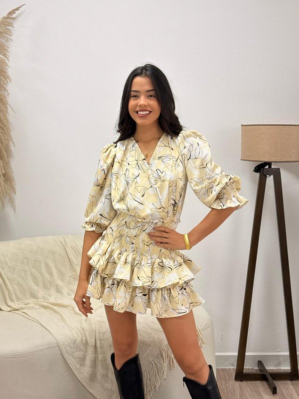 VESTIDO ENGOMADO VIANCA 