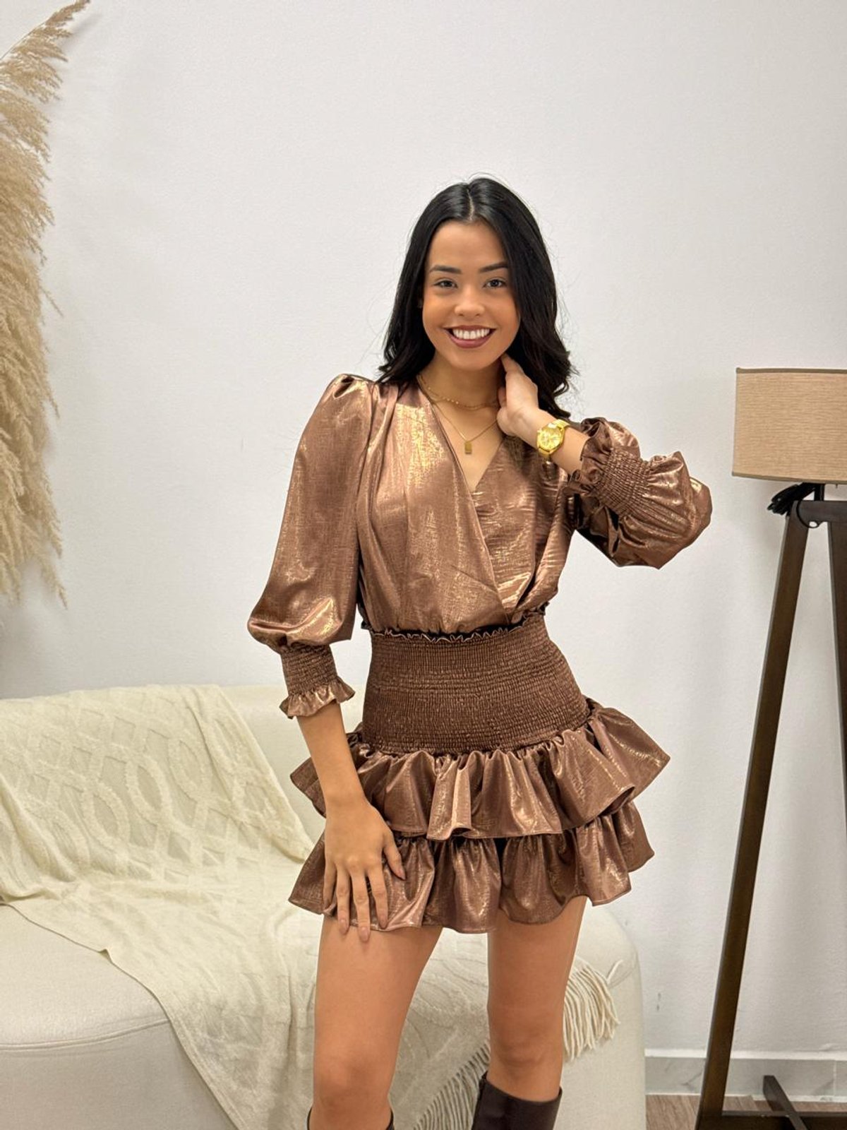 VESTIDO ENGOMADO VIANCA  - 2